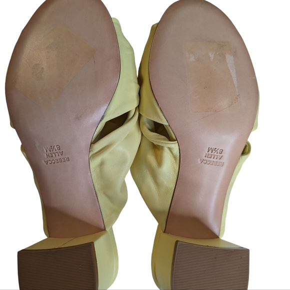 Rebecca Allen The Twist, Citrine Leather ... Size 8.5 - Picture 9 of 10